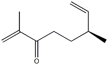 [S,(+)]-2,6-Dimethyl-1,7-octadiene-3-one Struktur