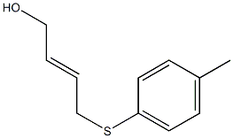 4-(4-Methylphenyl)thio-2-buten-1-ol Struktur