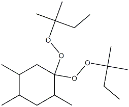 2,4,5-Trimethyl-1,1-bis(tert-pentylperoxy)cyclohexane Struktur