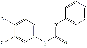 3,4-Dichlorophenylcarbamic acid phenyl ester Struktur