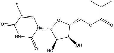 5-Fluoro-5'-O-isobutyryluridine Struktur