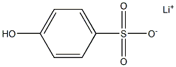 4-Hydroxybenzenesulfonic acid lithium salt Struktur