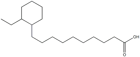 10-(2-Ethylcyclohexyl)decanoic acid Struktur