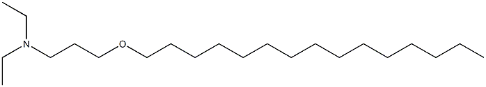 N,N-Diethyl-3-(pentadecyloxy)propylamine Struktur