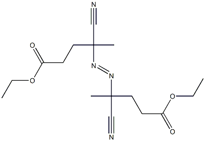 4,4'-Azobis(4-cyanovaleric acid)diethyl ester Struktur