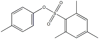 2,4,6-Trimethylbenzenesulfonic acid p-tolyl ester Struktur