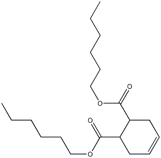 4-Cyclohexene-1,2-dicarboxylic acid dihexyl ester Struktur