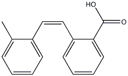 (Z)-2'-Methylstilbene-2-carboxylic acid Struktur