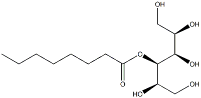 D-Mannitol 4-octanoate Struktur