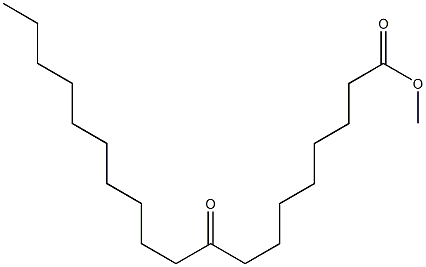 9-Oxononadecanoic acid methyl ester Struktur