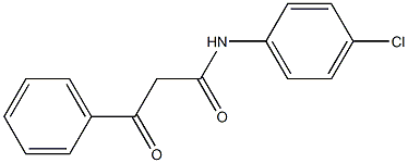 N-(4-Chlorophenyl)-3-oxo-3-phenylpropanamide Struktur