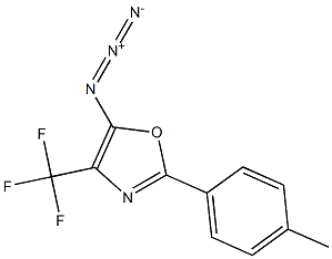 4-(Trifluoromethyl)-2-(4-methylphenyl)-5-azidooxazole Struktur