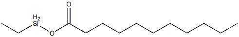 Undecanoic acid ethylsilyl ester Struktur