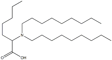 2-(Dinonylamino)heptanoic acid Struktur