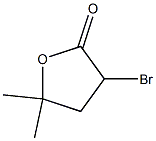 3-Bromo-4,5-dihydro-5,5-dimethyl-2(3H)-furanone Struktur