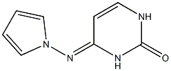 4-Pyrrolizinopyrimidin-2(1H)-one Struktur