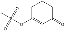 3-(Mesyloxy)-2-cyclohexene-1-one Struktur