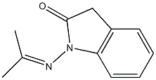 1-[(1-Methylethylidene)amino]-1H-indol-2(3H)-one Struktur