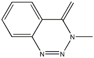 3-Methyl-4-methylene-3,4-dihydro-1,2,3-benzotriazine Struktur