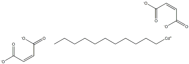 Bis(maleic acid 1-undecyl)cadmium salt Struktur