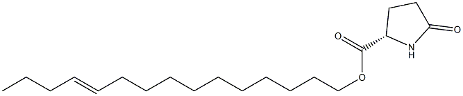 (S)-5-Oxopyrrolidine-2-carboxylic acid 11-pentadecenyl ester Struktur