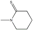 1-Methyl-2-piperidinethione Struktur