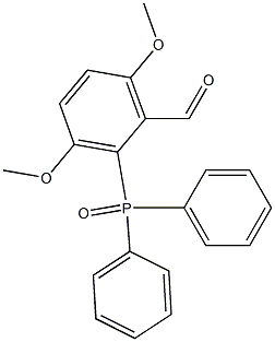 (2-Formyl-3,6-dimethoxyphenyl)diphenylphosphine oxide Struktur