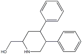 4,5-Diphenylpiperidine-2-methanol Struktur