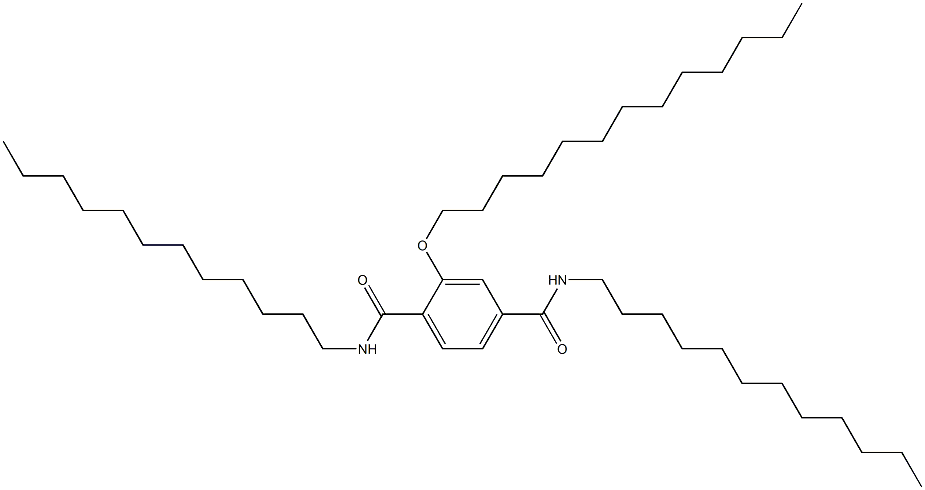 2-(Tridecyloxy)-N,N'-didodecylterephthalamide Struktur