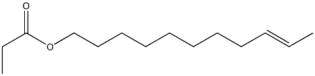 Propionic acid 9-undecenyl ester Struktur