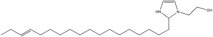 2-(15-Octadecenyl)-4-imidazoline-1-ethanol Struktur