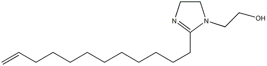 2-(11-Dodecenyl)-2-imidazoline-1-ethanol Struktur