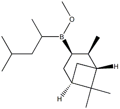 (1,3-Dimethylbutyl)[(1R,2R,3R,5S)-2,6,6-trimethylbicyclo[3.1.1]heptan-3-yl](methoxy)borane Struktur