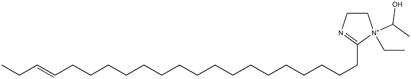 1-Ethyl-2-(18-henicosenyl)-1-(1-hydroxyethyl)-2-imidazoline-1-ium Struktur