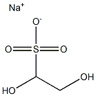 1,2-Dihydroxyethanesulfonic acid sodium salt Struktur