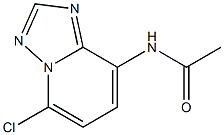 N-(5-Chloro[1,2,4]triazolo[1,5-a]pyridin-8-yl)acetamide Struktur