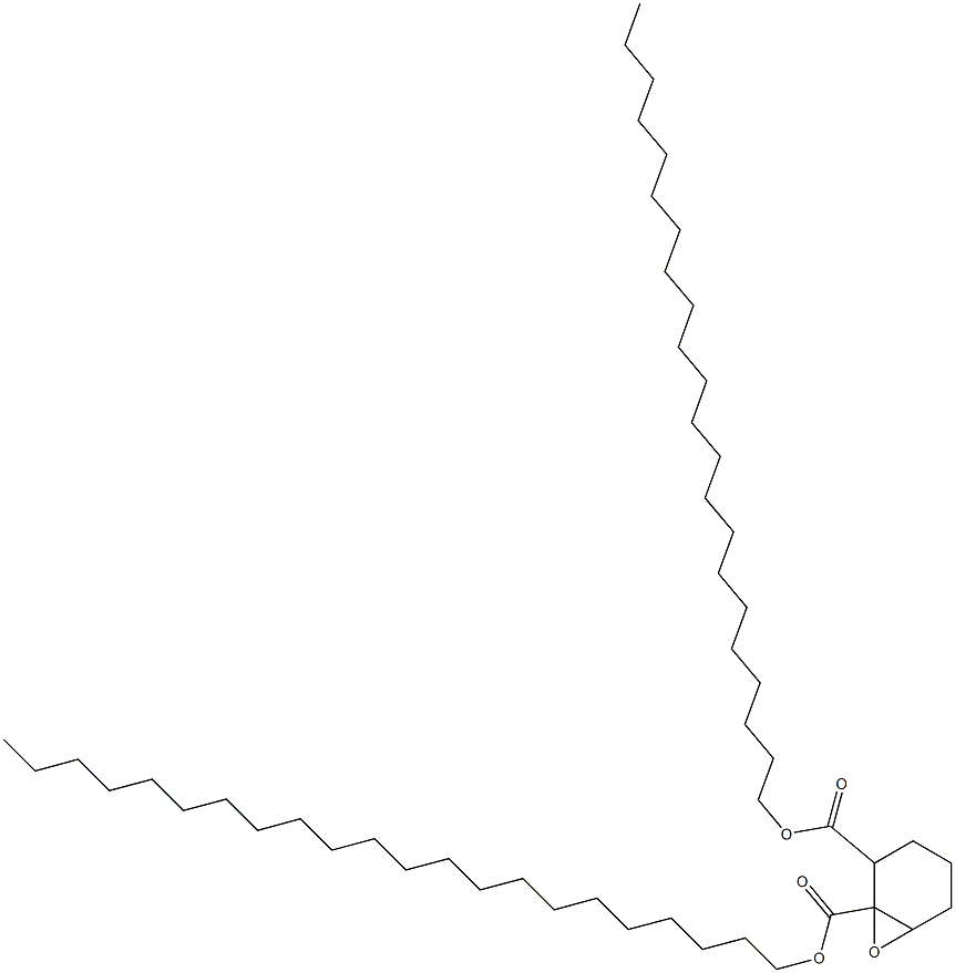 7-Oxabicyclo[4.1.0]heptane-1,2-dicarboxylic acid didocosyl ester Struktur