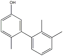 4-Methyl-3-(2,3-dimethylphenyl)phenol Struktur