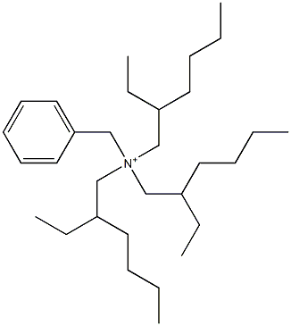 N,N,N-Tris(2-ethylhexyl)benzenemethanaminium Struktur