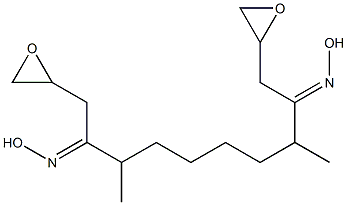 2,2'-[1,6-Dimethyl-1,6-hexanediylbis(oxymethylene)]bis(oxirane) Struktur