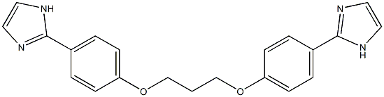 1,3-Bis[4-(1H-imidazol-2-yl)phenoxy]propane Struktur