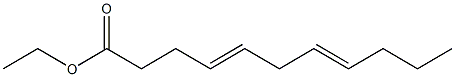 4,7-Undecadienoic acid ethyl ester Struktur