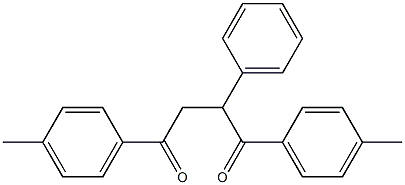 1,4-Bis(4-methylphenyl)-2-phenyl-1,4-butanedione Struktur