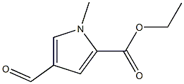 1-Methyl-4-formyl-1H-pyrrole-2-carboxylic acid ethyl ester Struktur