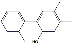 4,5-Dimethyl-2-(2-methylphenyl)phenol Struktur