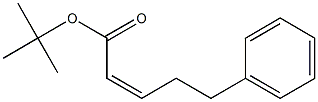 (Z)-5-Phenyl-2-pentenoic acid tert-butyl ester Struktur