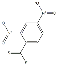 2,4-Dinitrophenylthiothiolate Struktur