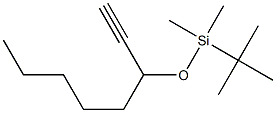 3-(tert-Butyldimethylsiloxy)-1-octyne Struktur