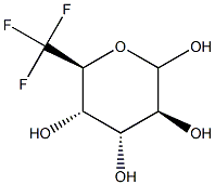 6,6,6-Trifluoro-6-deoxy-D-altropyranose Struktur