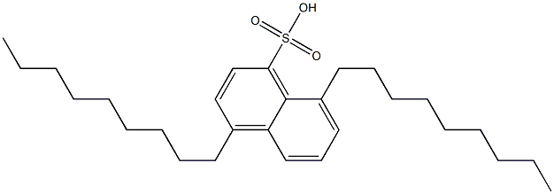 1,5-Dinonylnaphthalene-4-sulfonic acid Struktur